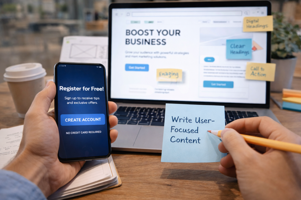 UX writing en marketing digital